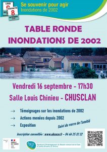 table ronde inondations 2002