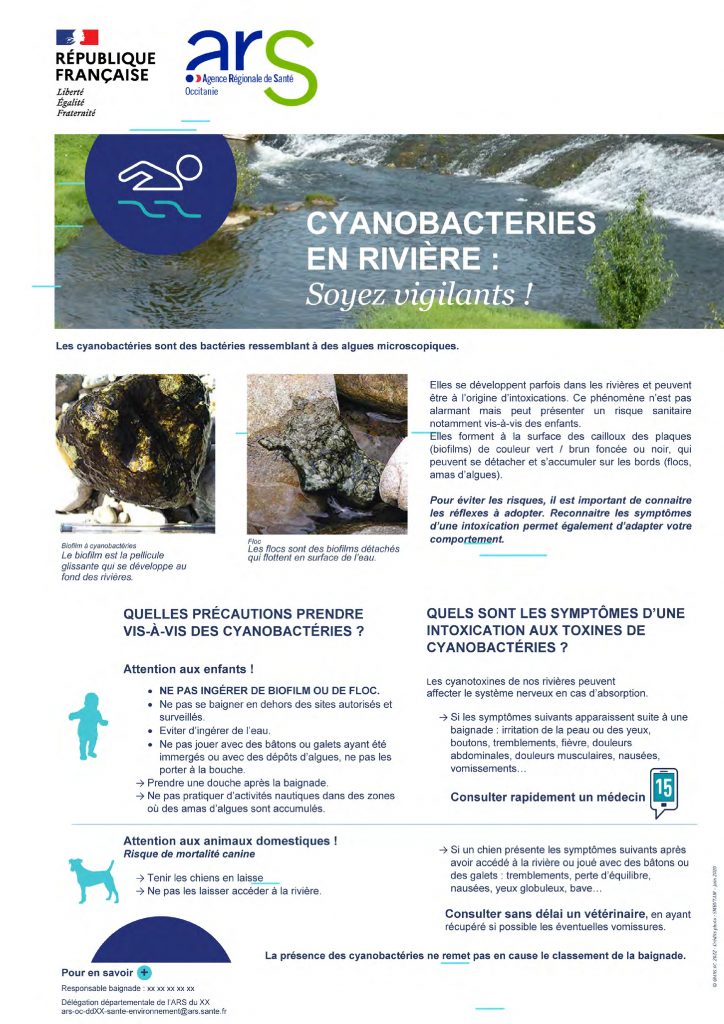Recommandations cyanobactéries ARS